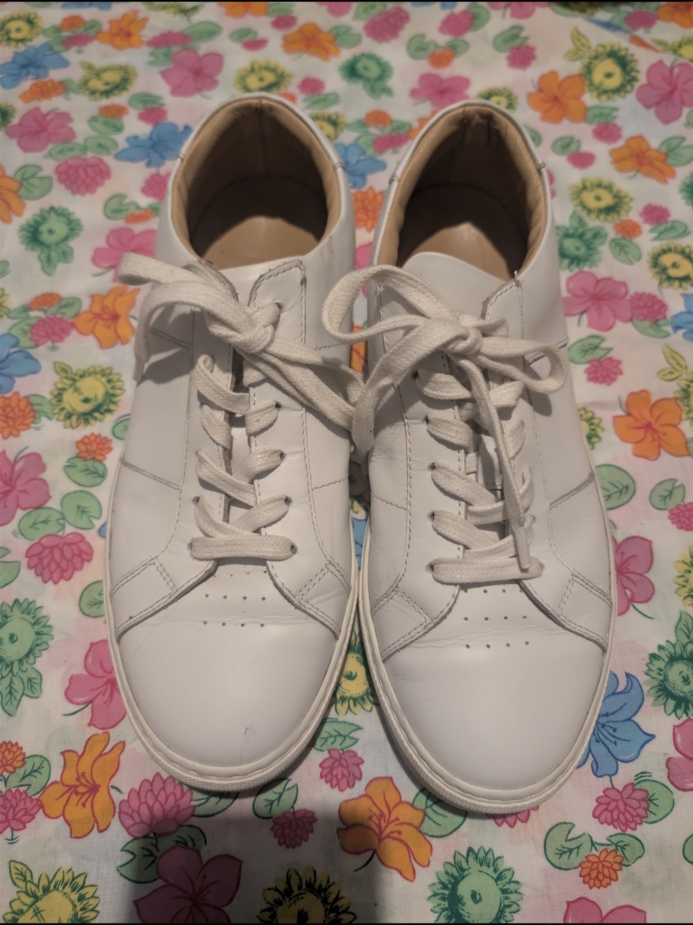 Greats White Low-Top Sneakers